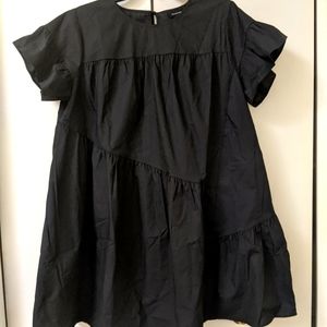 Black Who What Wear babydoll dress